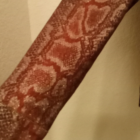 π HOST PICK!! V Cristina Twill Bronze Snake Print Bling πJacket - Picture 8 of 12